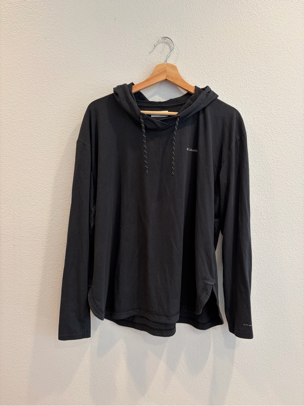 Columbia Black Lightweight Hoodie